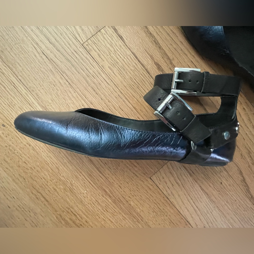 Rebecca Minkoff Blue/Purpley metallic leather Women's Shoes - Picture 2 of 6